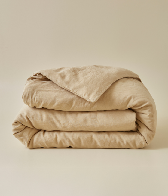 Duvet cover natural linen lyocell