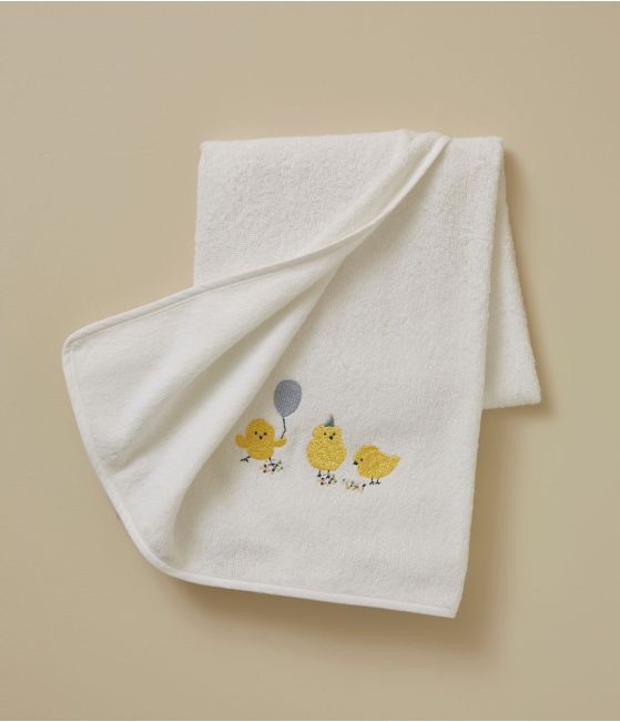 Drap de bain enfant 60x120  Piou piou