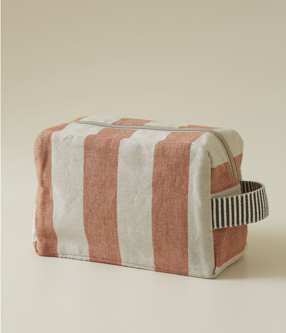 Large toiletry bag Mistral rouge brique