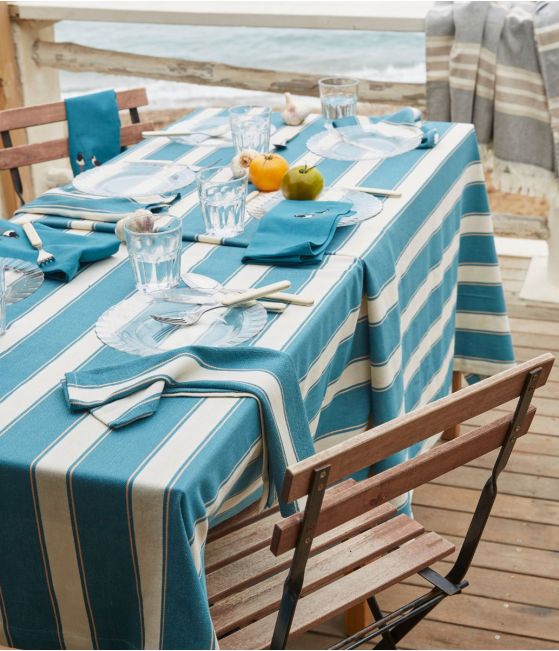 Marée basse table linen