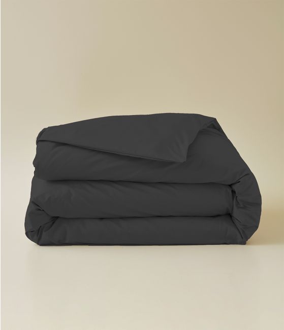 Grey duvet cover basalt