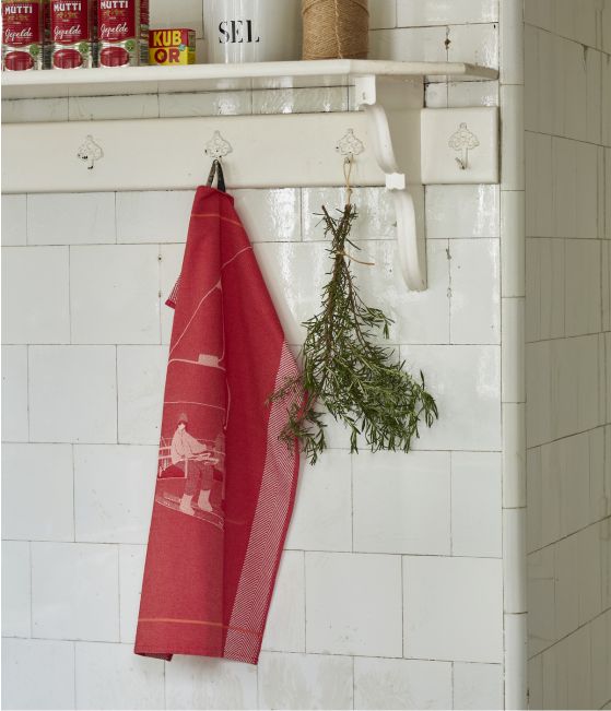 Passe-montagne dishcloth red