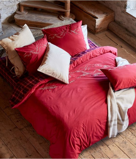 Embroidered bedding set Grandeur nature