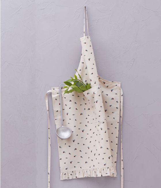 Printed apron Cottage 80x90