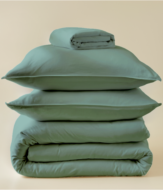 Bed set satin lyocell cypress