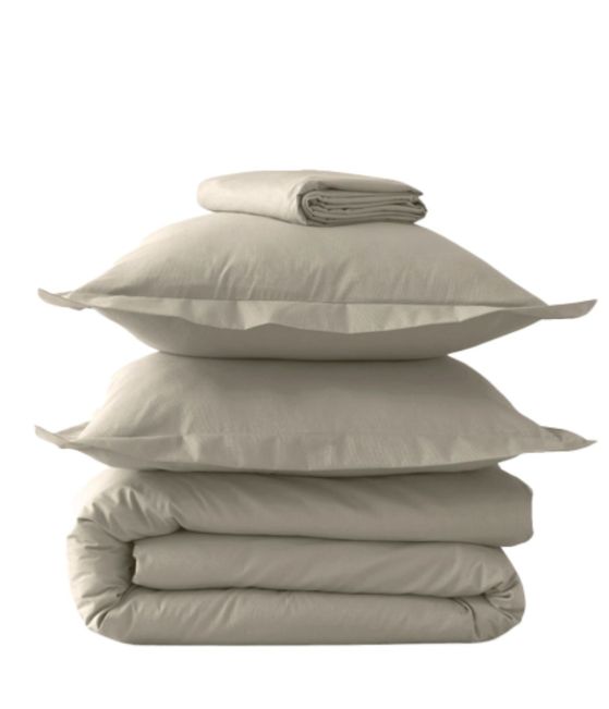 Beige chamois cotton