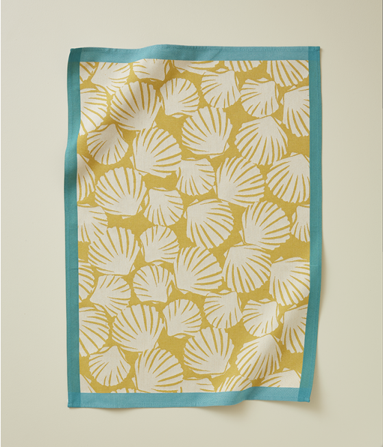 Dishcloths jacquard Baléares jaune