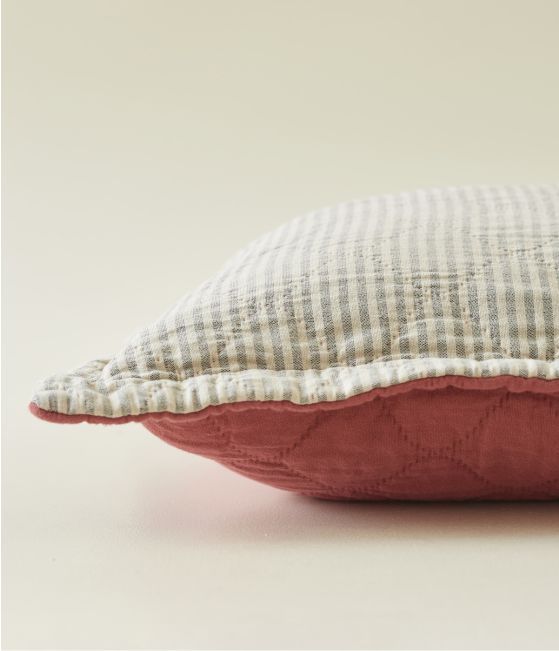Cushion cover 45x45 Double jeu paprika