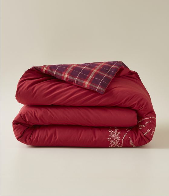 Embroidered duvet cover Grandeur nature