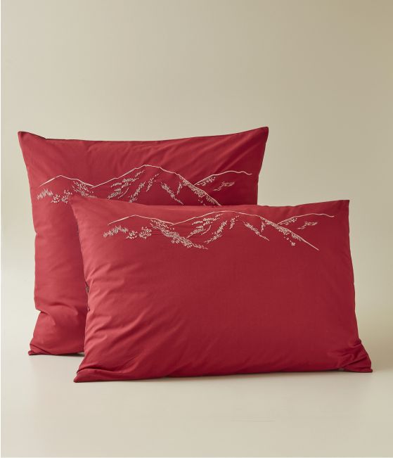 Embroidered pillowcase Grandeur nature