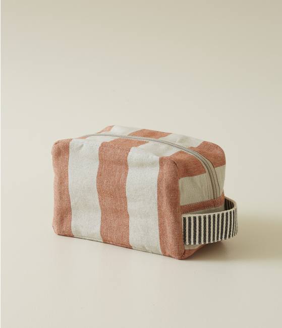 Small toiletry bag Mistral rouge brique