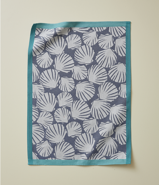 Dishcloths jacquard Baléares bleu