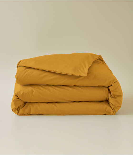 Percale Duvet cover Miel