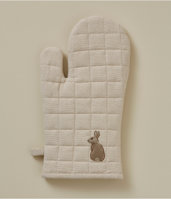 En Vadrouille Embroidered Oven Mitt