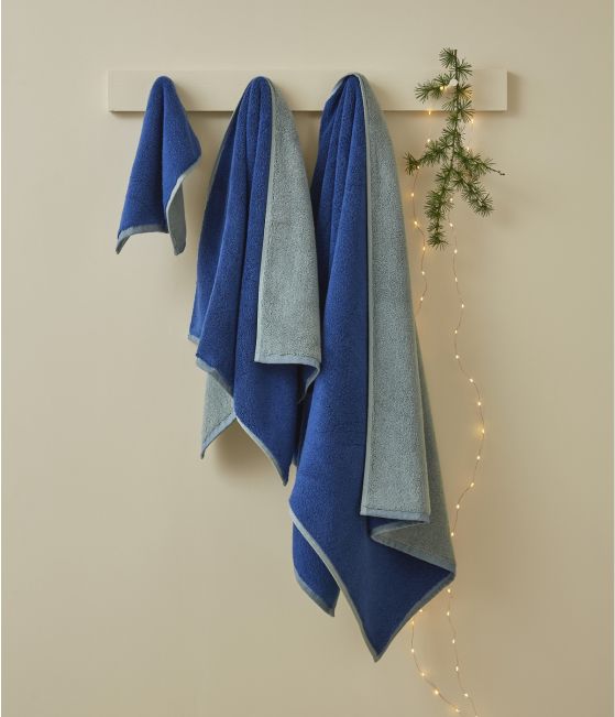 Set of bed linen Bleu/Vert sauge