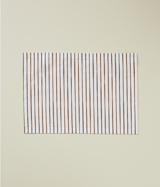 Striped coated tablemat RDV au pré