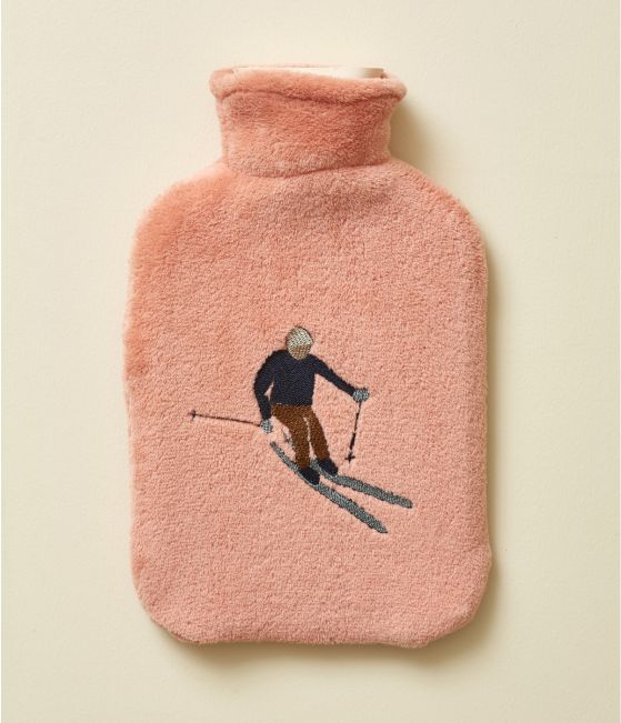 Hot water bottle Après-ski rose thé