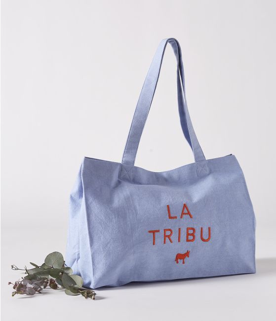 Tote bag  Bleu ciel