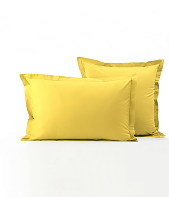 Yellow pillowcase abeille