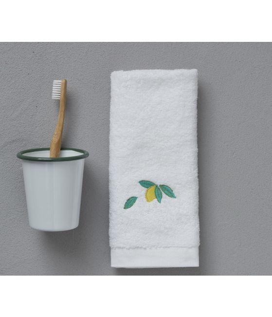 Guest towel Sorbet blanc 30x50cm
