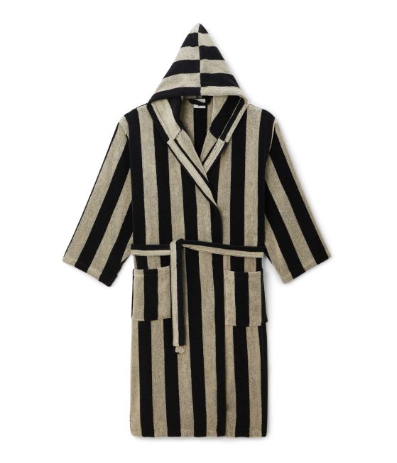 Bathrobe Lignes anthracite