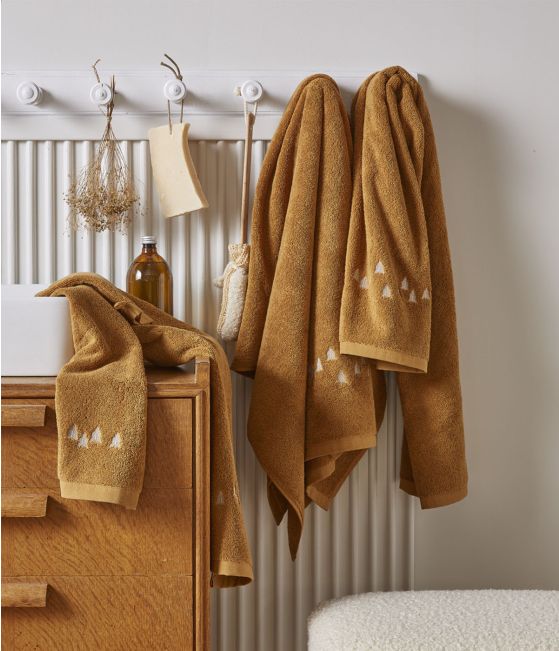 Set of bath linen Ivar caramel