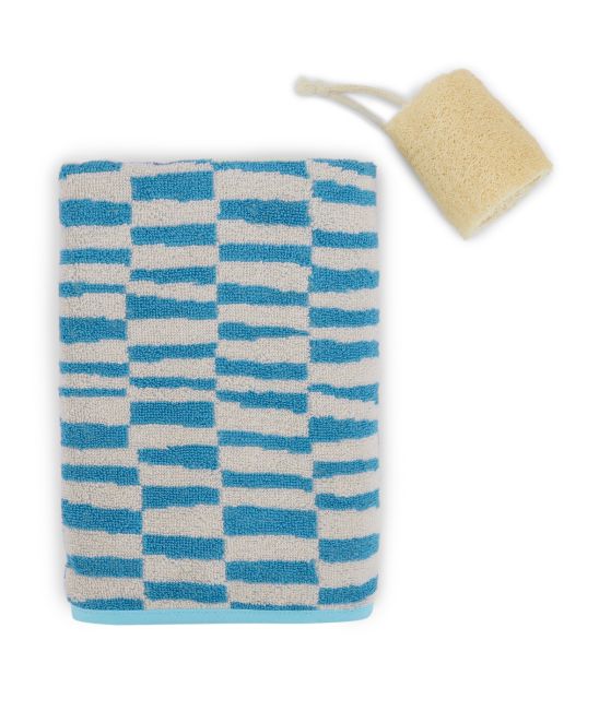 Fancy towel 50x90 Piscine bleu