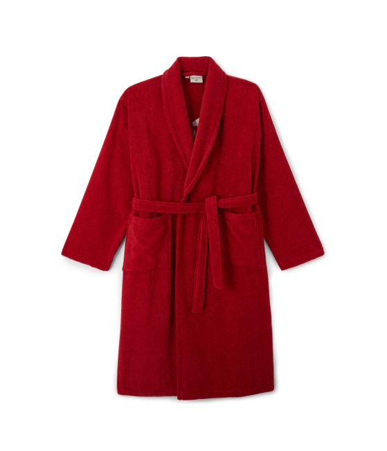 Embroidered unisex bathrobe Au coeur de la vallée