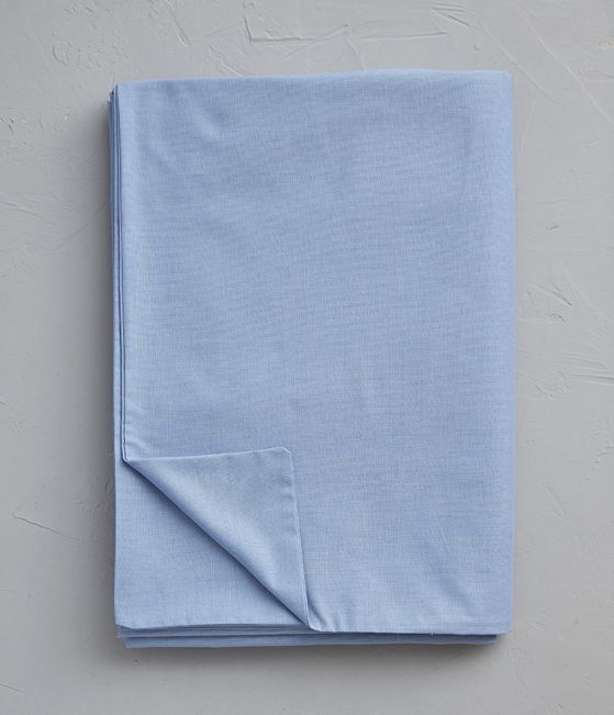 Cotton duvet cover blue belle-île
