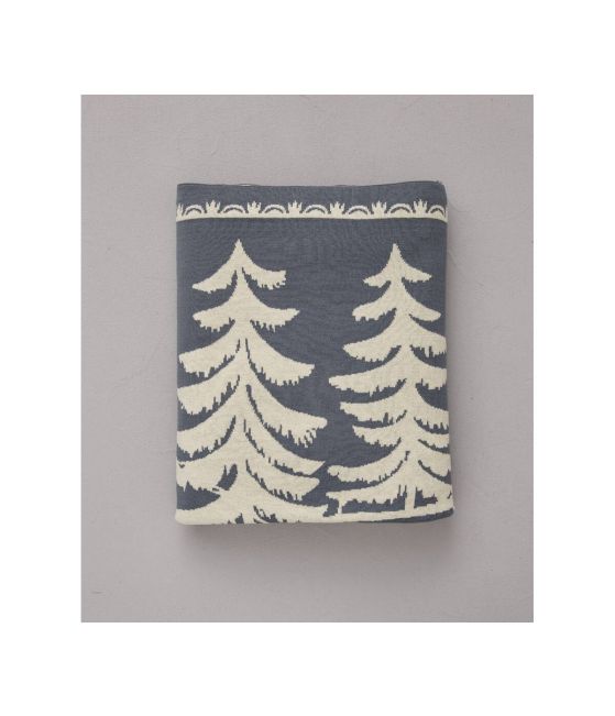 Knit blanket Chalets d'alpage 130x170 cm