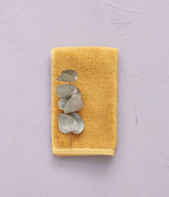 Guest towel Soft Pollen yellow 30x50