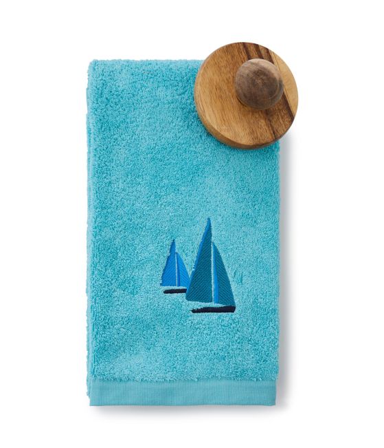 Fancy towel Escale turquoise