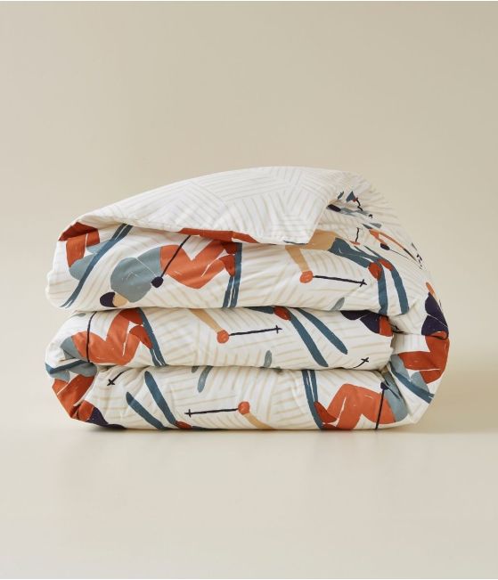 Printed duvet cover Après-ski