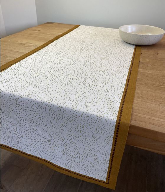 Table runner 50x150 Saïpan mascarpone