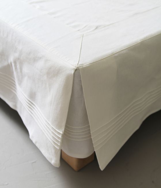 Bed base cover white 90x190 cm