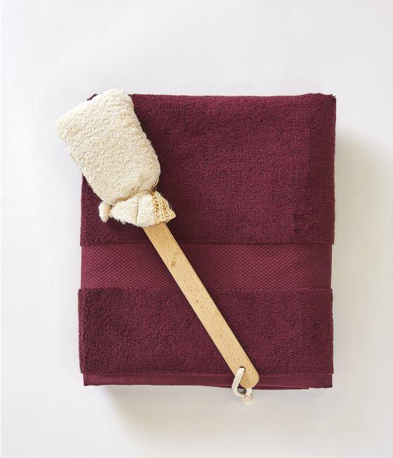 Bath towel Prune