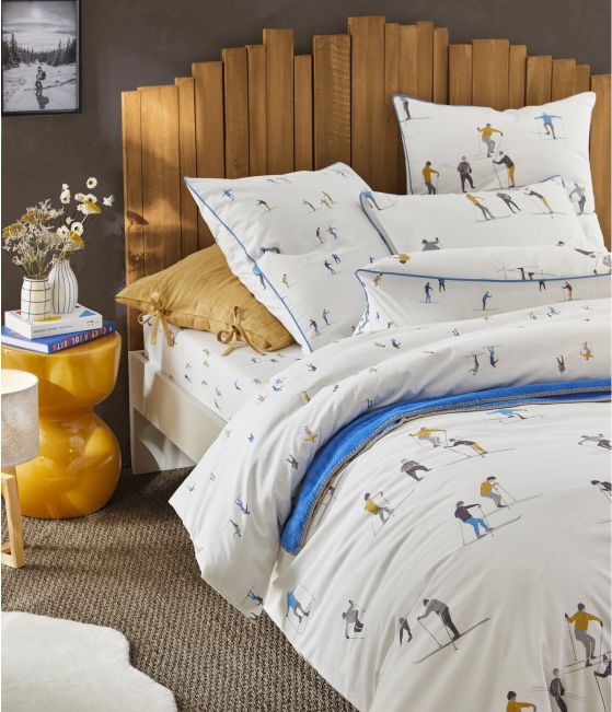 Children printed duvet cover Snow