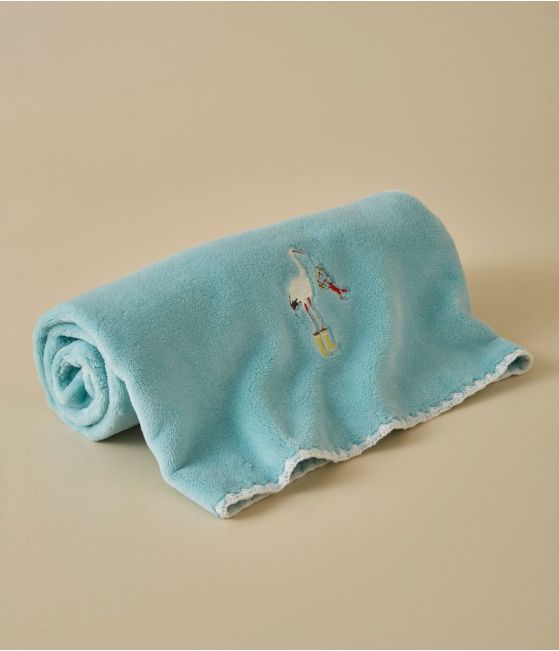 Polar fleece blanket 80/90 Les vacances de Lou