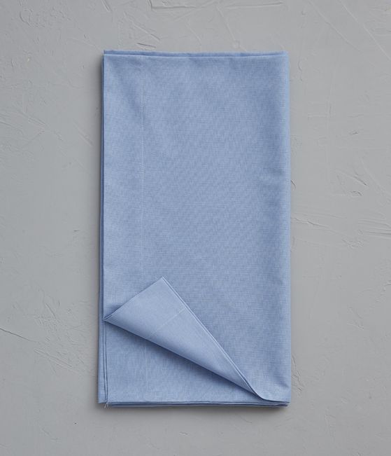 Cotton bolstercase blue belle île 43x140 cm