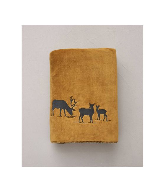 Polar fleece blanket Highlands 150x150 cm