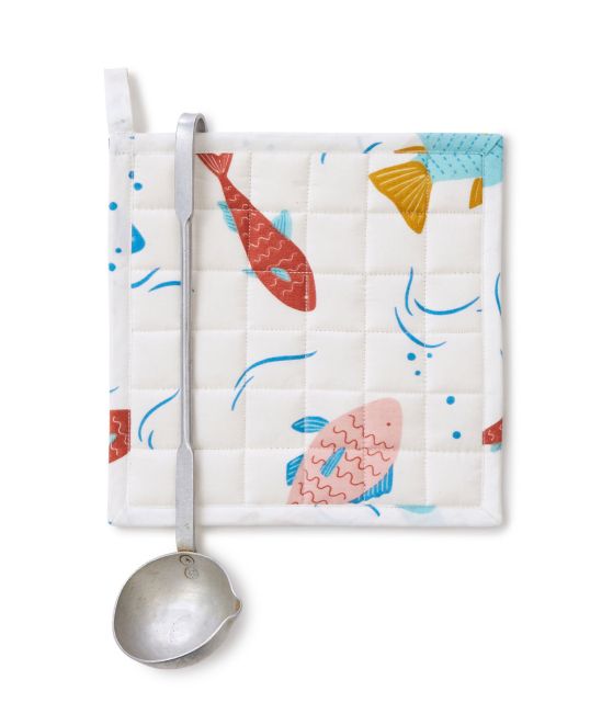 Pot holder Le grand bain imprimé