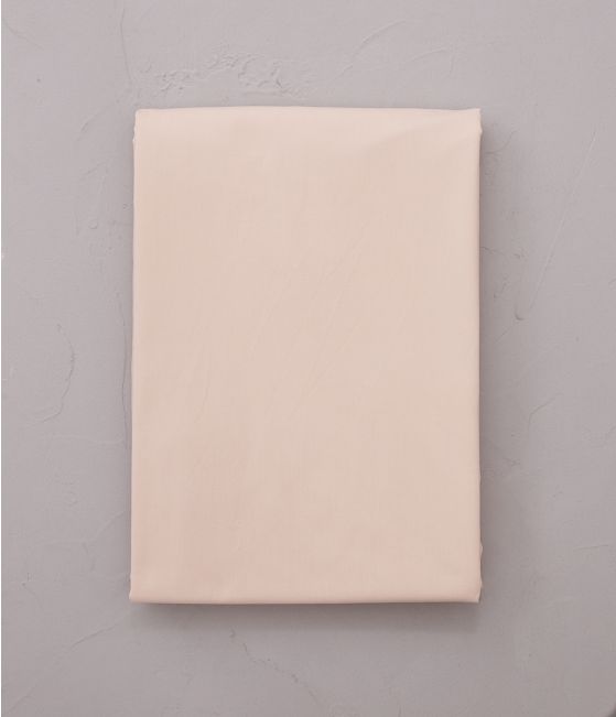 Washed percale duvet cover Rose nude