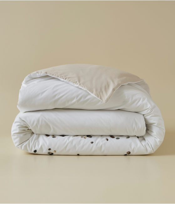 Embroidered duvet cover Promesse