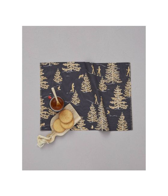 Printed tablemat Cache cache