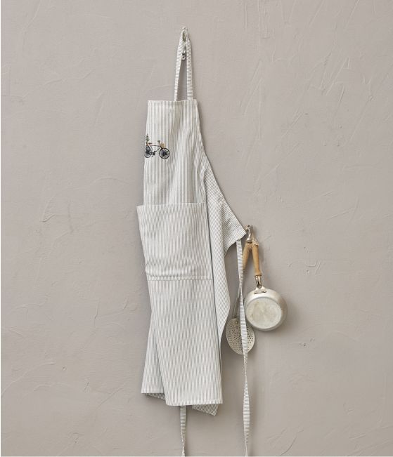 Apron Amsterdam blue 80x90 cm
