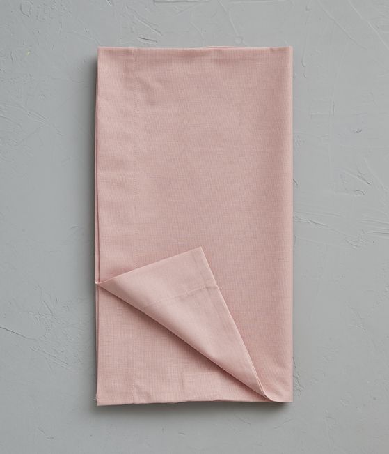 Cotton bolstercase pink macaron 43x140 cm