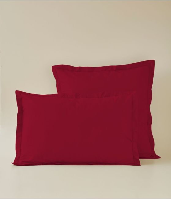 Red pillowcase garance