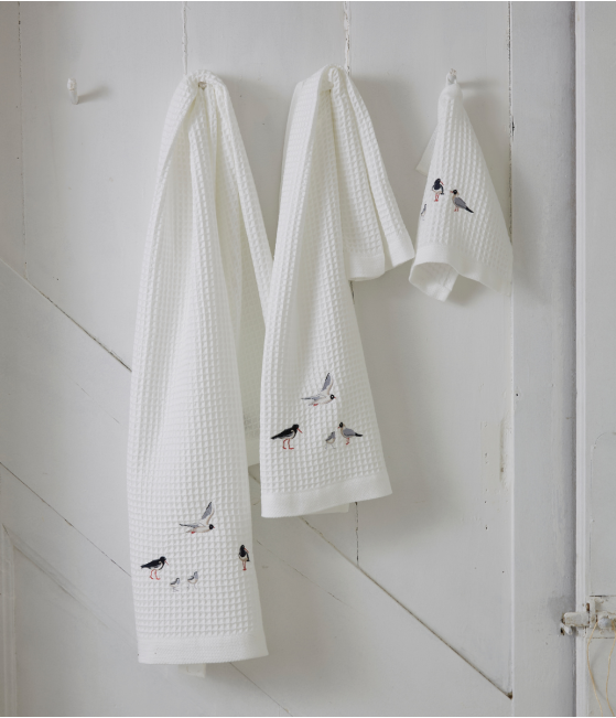 Marée Basse Washed Honeycomb Bath Set