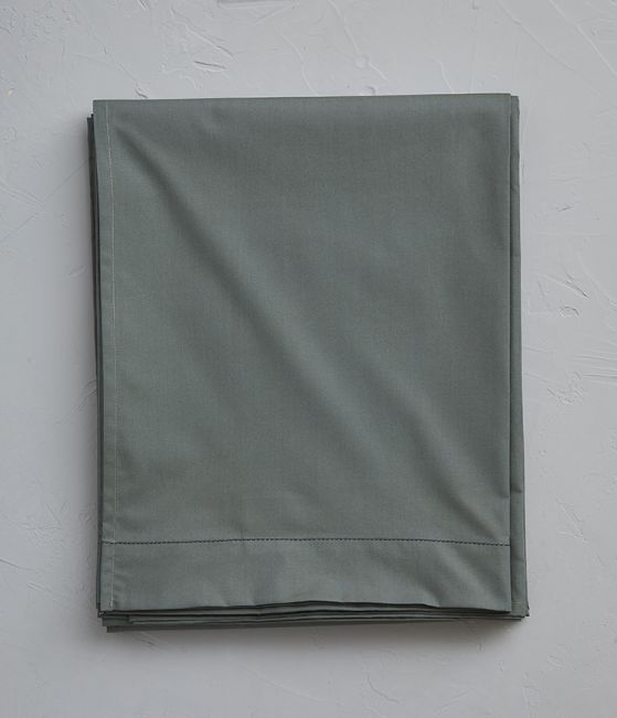 Green flat sheet 180x290 cm