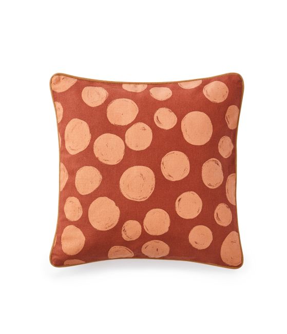 cushion cover Polka terracotta